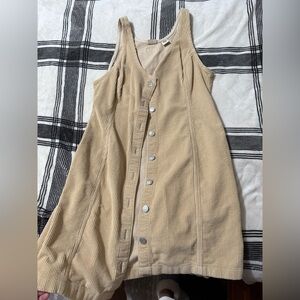 LEVI Button-Down Sleeveless Dress